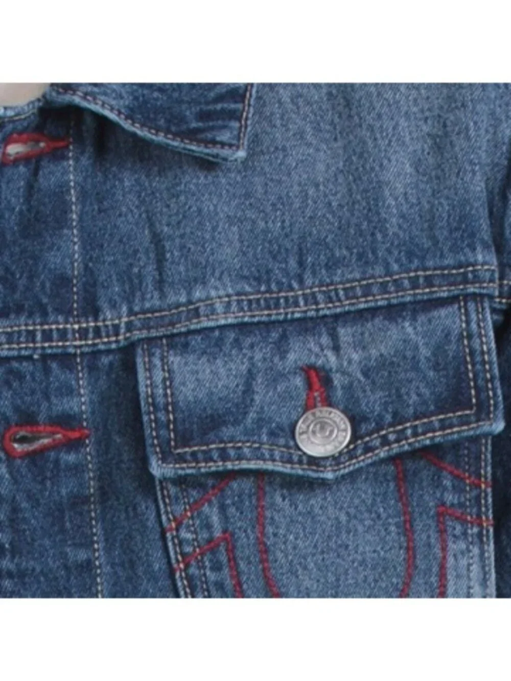 TRUE RELIGION Jesse Single Needle Trucker Jacket